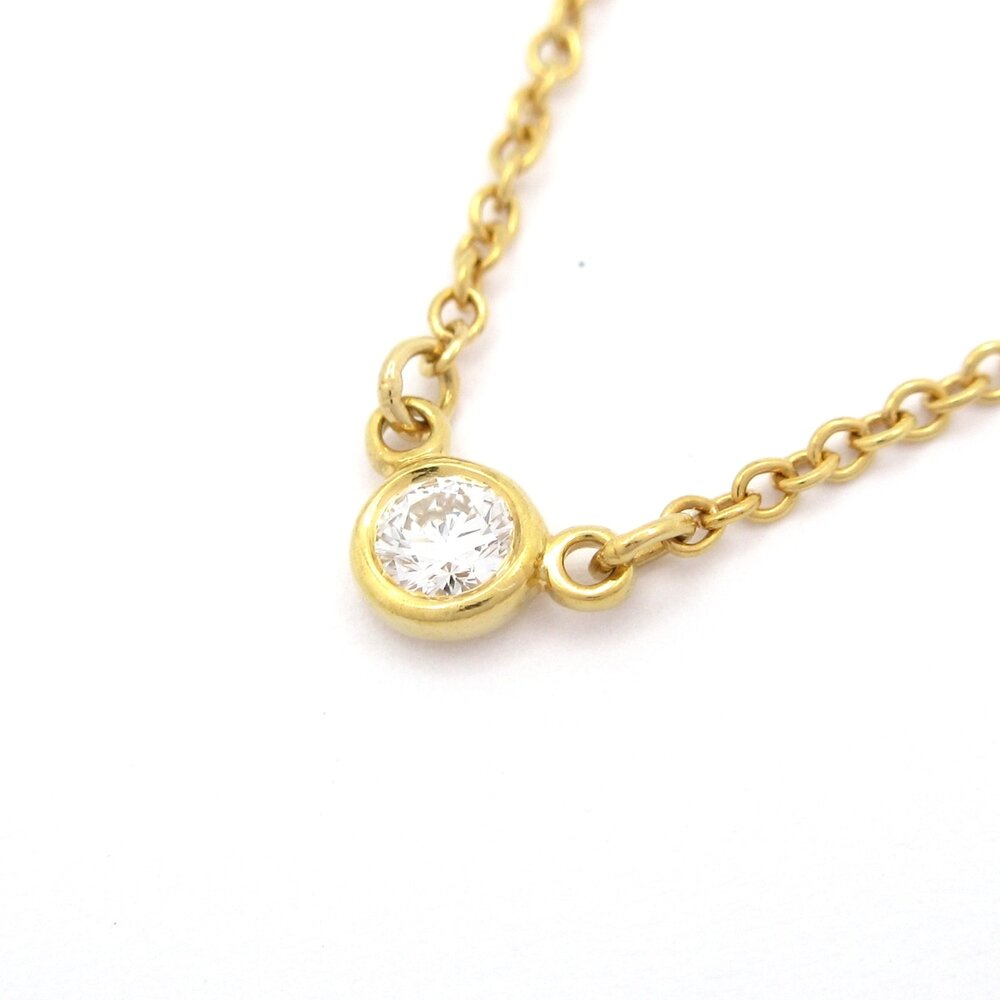 Tiffany & Co. By The Yard Necklace 18K Yellow Gold Diamond